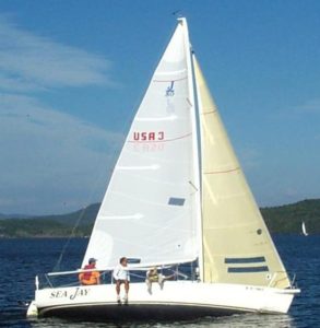 Sea Jay - J/80 underway